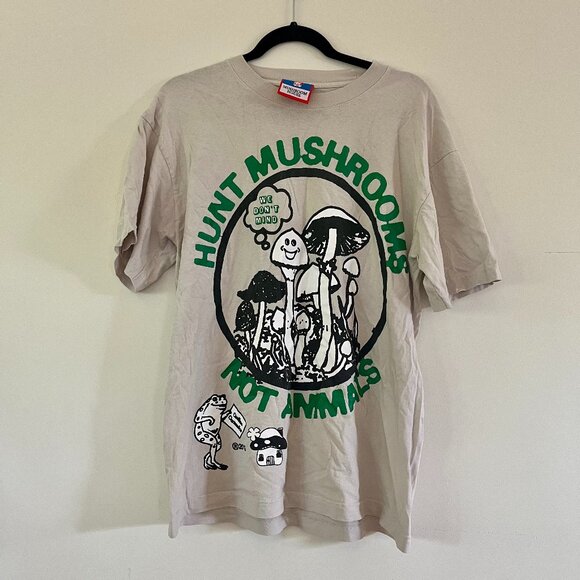 online ceramics Other - Rare "Hunt Mushrooms Not Animals" Online Ceramics T Shirt